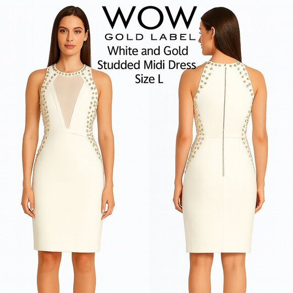 slim fit dress slacks Gold Stud Dress